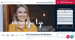 Desktop Screenshot of 1800recovery.com