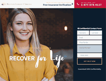Tablet Screenshot of 1800recovery.com